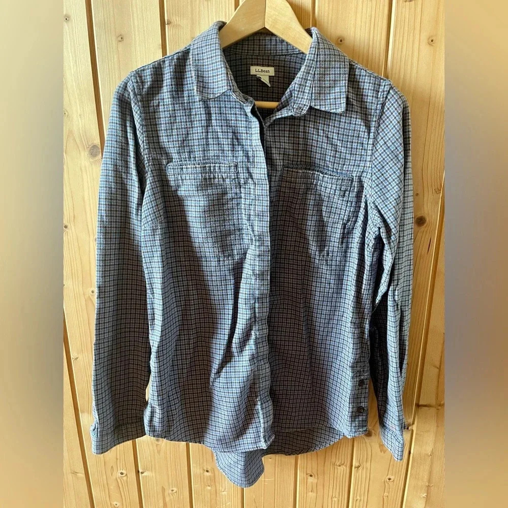 L.L. Bean Wicked Good Flannel Shirt - Size S - Picture 3 of 9